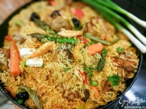Паэлья с морепродуктами рецепт от юлии высоцкой Паэлья с морепродуктами рецепт от юлии высоцкой
