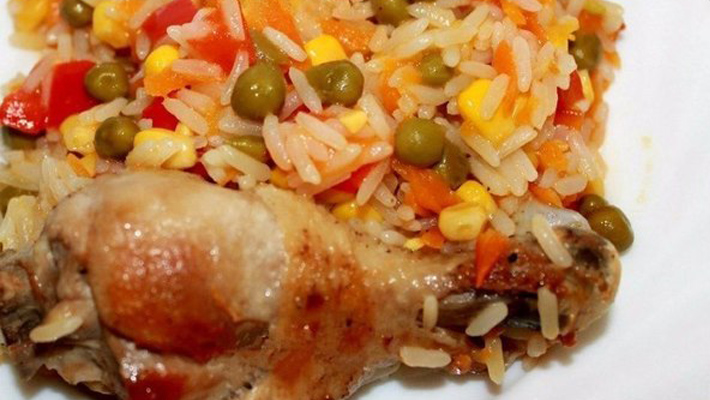 Курица с рисом и овощами рецепт с пошагово замороженными Курица с рисом и овощами рецепт с пошагово замороженными