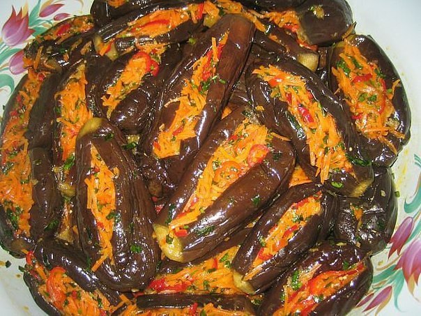 Рецепт фаршированных баклажанов