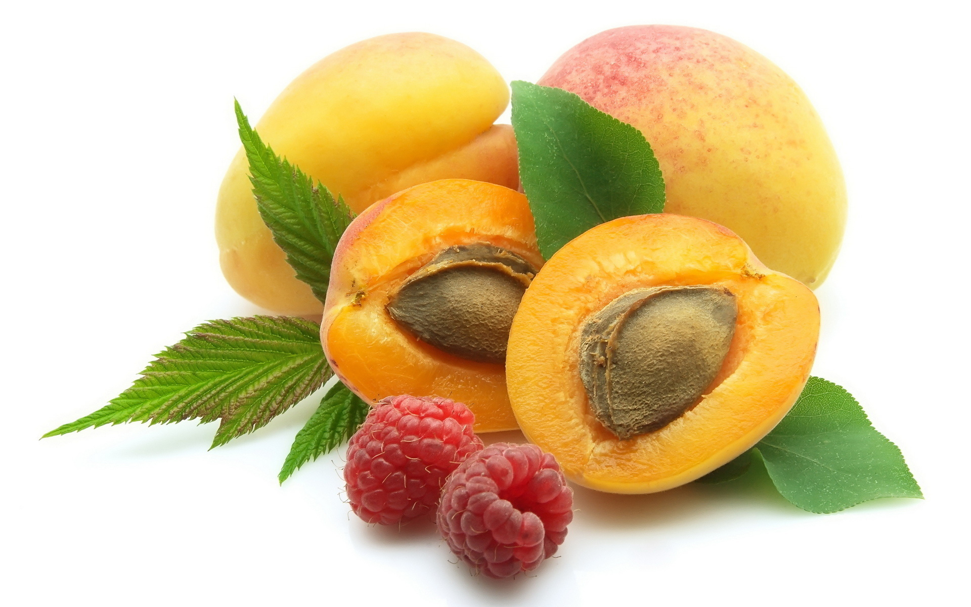 Food_Berries__fruits__nuts_Peach_and_Raspberry_033815_